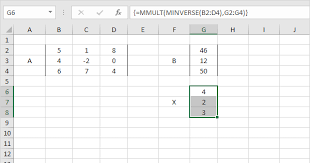 Solve A System Of Linear Equations In Excel