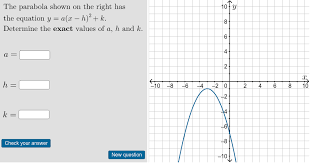 Vertex Form Using A Graph Geogebra