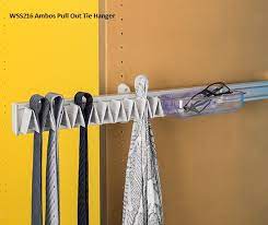 Ambos Wall Mounted Tie Hanger Pull