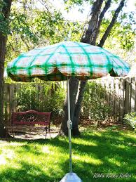 Scalloped Sears Patio Umbrella