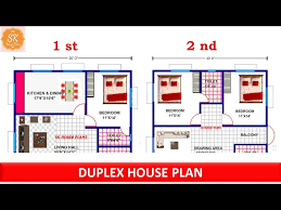 Duplex House Design 30 X 32 960 Sq Ft