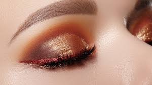 if you re wearing gold eyeshadow these