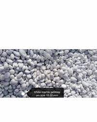 White Natural Garden Pebbles Stone