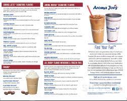 Be one of the first to write a review! Aroma Joe S Coffee Menu In Ellsworth Maine Usa