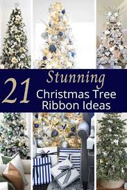 21 stunning christmas tree ribbon
