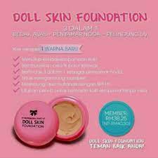 Tips memakai foundation untuk kulit berminyak agar make up tahan lama. Doll Skin Foundation Sendayu Tinggi Shopee Malaysia