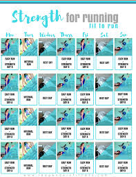 fit to run month one workouts putting