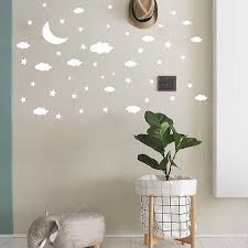 Moon Clouds Decorative Wall Stickers
