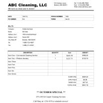 How To Create A Cleaning Invoice For Your Business