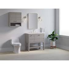 Kohler K 33524 Asb Helst 36 Bathroom Vanity Cabinet With Sink And Quartz Top Mohair Grey