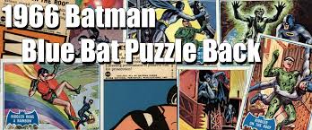 Much like the film sequel itself, topps' 1992 release of batman returns was a scaled down version of the original. 1966 Batman Vintage Trading Cards Buy 1966 Topps Batman Blue Bat Puzzle Backs Sell 1966 Topps Batman Blue Bat Puzzle Backs