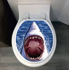 Shark Toilet Seat Cover Image