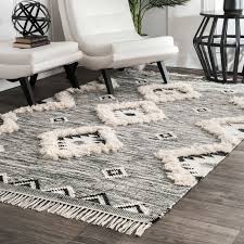 flooring a focal point with a wool carpet