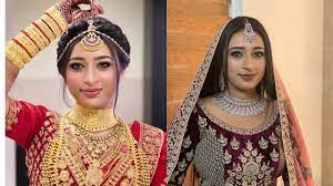 two muslim bridal look lehenga bride
