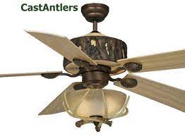 Antler pendant light whitetail deer antler handcrafted | etsy. 52 Woodlands Rustic Faux Antler Ceiling Fan