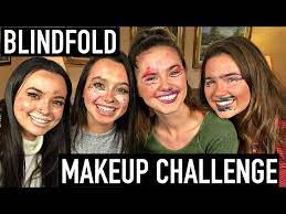blindfold makeup challenge ft merrell