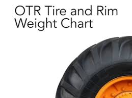 Tia Offering Otr Tire Rim Weight Charts