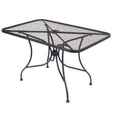 30 X48 Rectangle Wrought Iron Table