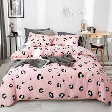 girls pink and black leopard print