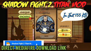 Shadow fight 2 special edition mod apk download the latest apk version 1.0.10 of shadow fight 2 special edition mod apk, an action game for android. Shadow Fight 2 Titan Mod