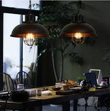 Us 83 13 15 Off 2017 Retro Led Pendant Lights Industrial Pendant Light Lamp For Dinning Room Kitchen Vintage Hanging Lamp Luminaries Black White In