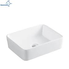 china bathroom rectangle sink above