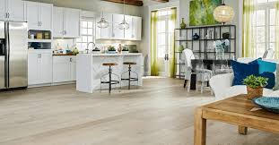 whitewashed or bleached wood flooring