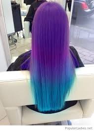 The hair color dissonance trope as used in popular culture. Purple And Blue Hair Color