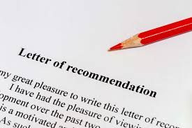 ask for a letter of recommendation