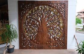 Large Wooden Art Decor Bodhi Tree Of