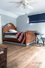wood laminate floors in the bedrooms