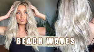beach waves hair tutorial