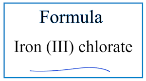 formula for iron iii chlorate