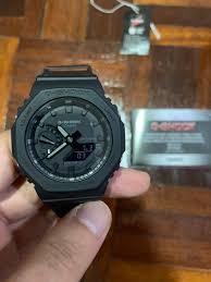 Some models count with bluetooth connected technology and atomic timekeeping. Gshock Ga 2100 Tmj Black Men S Fashion Watches On Carousell