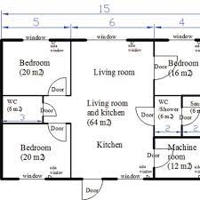 A Floorplan Of A Single Family House