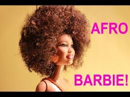 And the hair didn't want to stay on there. How To Make Your Barbie Afro Licious Youtube