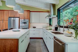 mid century modern asheville kitchen