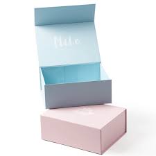 personalised o baby blue gift box