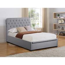 melvin fabric gas lift bed queen
