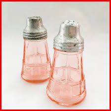 Doric Pink Depression Glass Salt