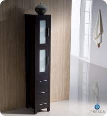 torino tall bathroom linen side cabinet