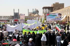 نتیجه تصویری برای راهپیمایی روز قدس در اصفهان