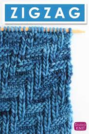 How To Knit The Diagonal Chevron Zigzag Knit Stitch Pattern