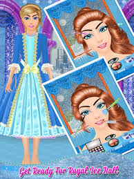 ice princess makeover salon ice frozen