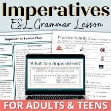 imperatives esl english grammar lesson
