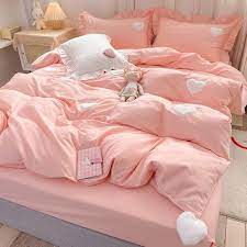 Cute Heart Duvet Cover Bed Sets Cotton
