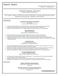 Financial Planner Resume Sample Free Professional Resume Templates