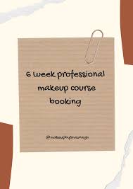 makeup course booking tiger training