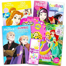 Pdf formatted for two pages printed on 8.5 x 11 paper. Buy Disney Princess Coloring Book Super Set Bundle Includes 4 Disney Princess Books Filled With Over 400 Coloring Pages And Activities And Over 175 Stickers Party Set Online In Indonesia B07dcfmf8y