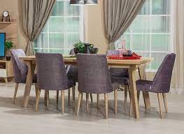 Masa takımlarınızın üzerine örttüğünüz örtülerden masa üzerinde sergilediğiniz dekoratif objelere kadar evlerinizin havasını değiştiren; Alize Masa 6 Adet Sandalye Takimi Modalife Mobilya Masa Sandalye Takimlari